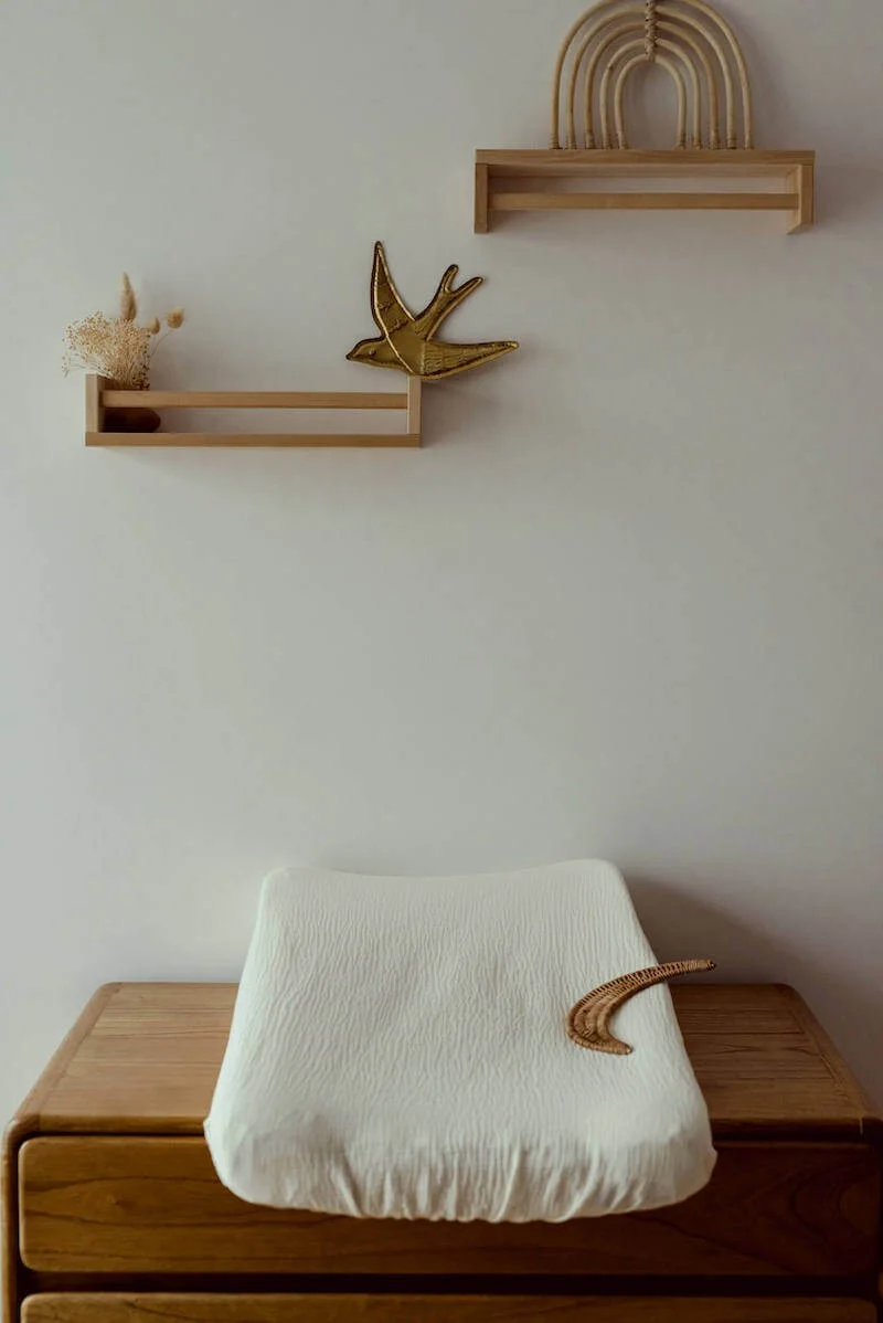 Housse de matelas à langer seule écru